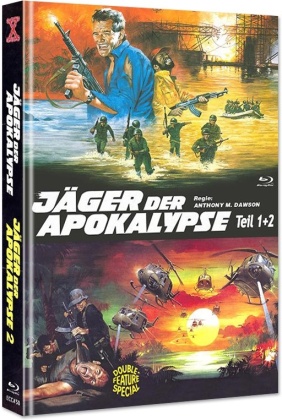 Jäger der Apokalypse - Teil 1 & 2 (Eurocult Collection, Limited Edition, Mediabook, Uncut, 2 Blu-rays)