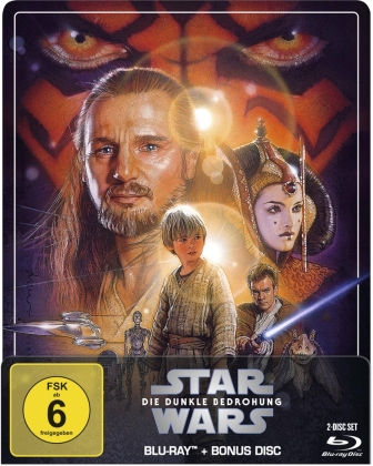 Star Wars - Episode 1 - Die dunkle Bedrohung (1999) (Limited Edition, Steelbook, 2 Blu-rays)
