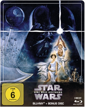 Star Wars - Episode 4 - Eine neue Hoffnung (1977) (Limited Edition, Steelbook, 2 Blu-rays)