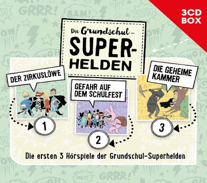 Die Grundschul-Superhelden - Die Grundschul-Superhelden 3-CD-Box Vol. 1 (3 CDs)