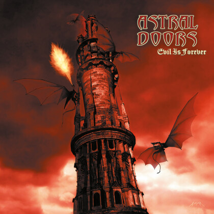 Astral Doors - Evil Is Forever (2021 Reissue, Metalville, Red Vinyl, LP)