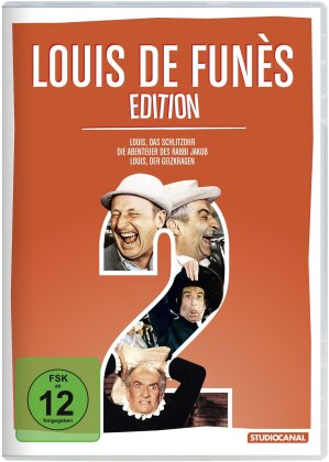 Louis de Funès Edition 2 - Louis, das Schlitzohr / Die Abenteuer des Rabbi Jakob / Louis, der Geizkragen (3 DVDs)