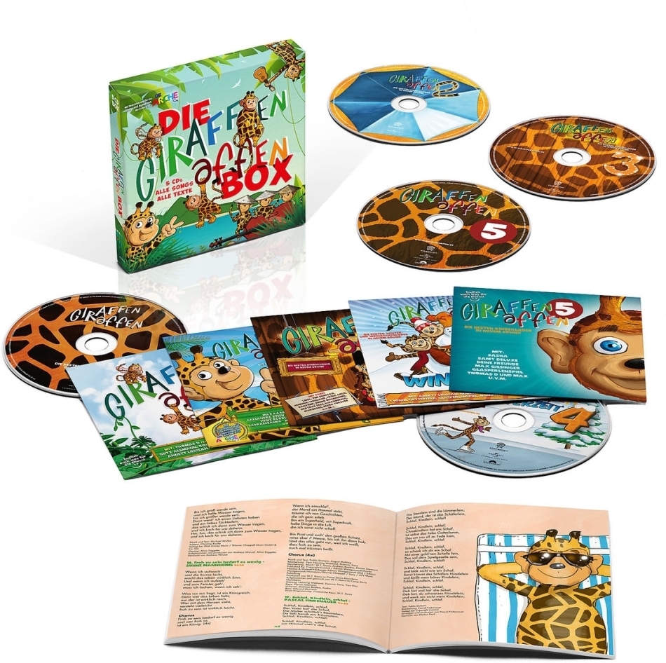 Die Giraffenaffen Box (Limited, 5 CD)