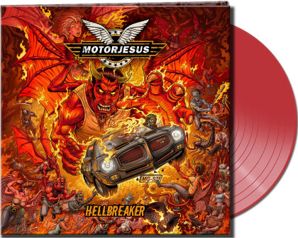 Motorjesus - Hellbreaker (Limited Edition, Clear Red Vinyl, LP)