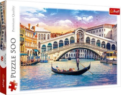 Rialto Brücke, Venedig - 500 Teile Puzzle
