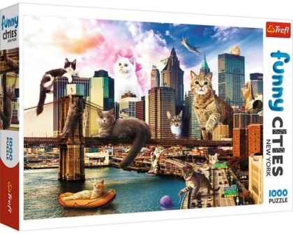 Katzen in New York - 1000 Teile Puzzle
