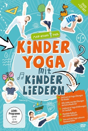 Kinderyoga mit Kinderliedern - Mein Erstes Yoga (DVD + CD)