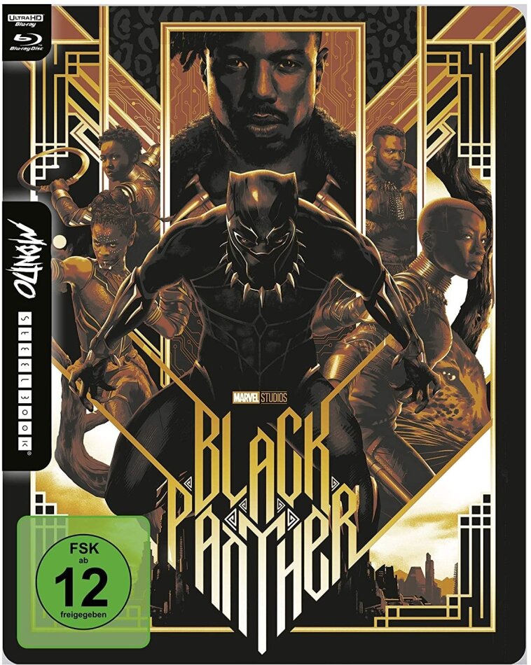 Black Panther (2018) (Mondo, Limited Edition, Steelbook, 4K Ultra HD + Blu-ray)