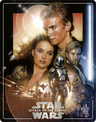 Star Wars - Episode 2 - L'attaque des clones / Attack of the Clones (2002) (Edizione Limitata, Steelbook, 4K Ultra HD + 2 Blu-ray)