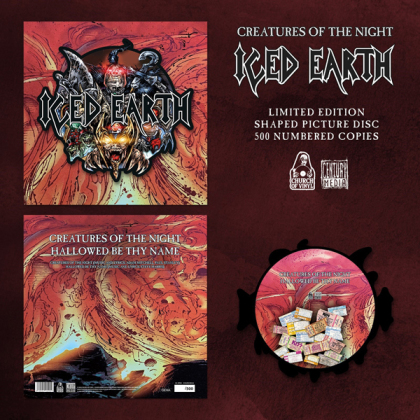 Iced Earth - Creatures Of The Night (Shaped Picture Disc, LP)
