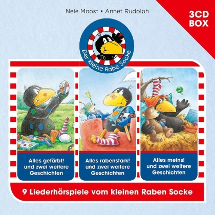 Der Kleine Rabe Socke - Hörspielbox Vol. 2 (3 CDs)