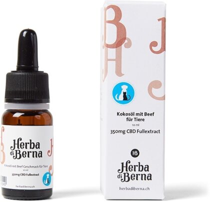 Herba di Berna CBD-Hanföl für Hunde - (3.5% CBD)