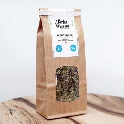 Herba di Berna Wohlfühltee 50g - CBD-Tee mit Verveine und Zitronenthymian