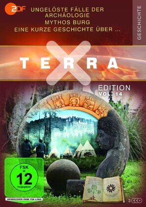 Terra X Edition - Vol. 14 - Ungelöste Fälle der Archäologie / Eine kurze Geschichte über … / Mythos Burg (3 DVDs)
