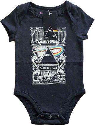 Pink Floyd Kids Baby Grow - Carnegie Hall Poster - Size 9-12 Months