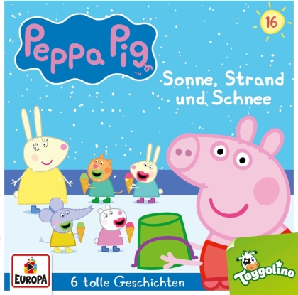 Peppa Pig Hörspiele - 016/Sonne, Strand und Schnee (und 5 weitere Geschi
