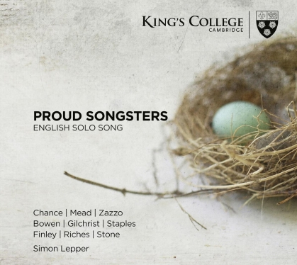 Michael Chance, Tim Mead, Lawrence Zazzo, Ruairi Bowen, James Gilchrist, … - Proud Songsters - English Solo Song