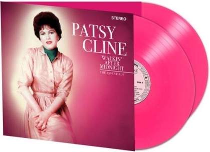 Patsy Cline - Walkin' After Midnight - The Essentials (Gold/Pink Vinyl, LP)