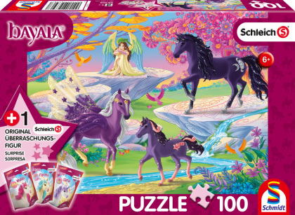 Bayala: Im Reich der Regenbogeneinhörner - 100 Teile Puzzle mit Add-on (eine Original Figur)