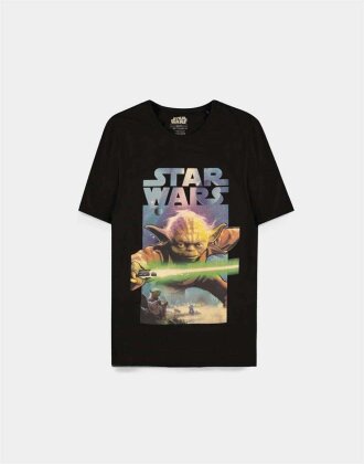 Star Wars - Yoda Poster - Men's Short Sleeved T-shirt - Grösse S