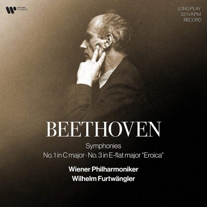 Wiener Philharmoniker, Ludwig van Beethoven (1770-1827) & Wilhelm Furtwängler - Sinfonien 1 & 3 "Eroica" (2 LP)
