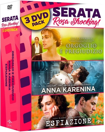 Orgoglio e pregiudizio / Anna Karenina / Espiazione - Triple Pack (3 DVD)