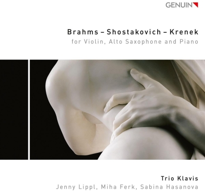 Trio Klavis, Johannes Brahms (1833-1897), Dimitri Schostakowitsch (1906-1975) & Ernst Krenek (1900-1991) - Trios For Violin, Alto Saxophone And Piano
