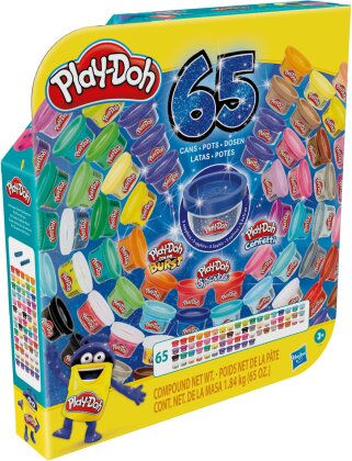 Play-Doh Riesen-Pack - 65 Dosen Knete, insgesamt