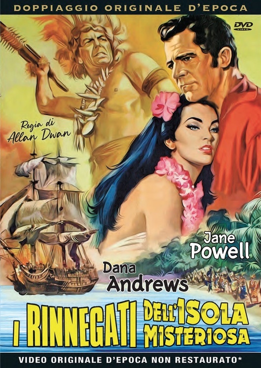 I rinnegati dell'isola misteriosa (1958) (Rare Movies Collection, Doppiaggio Originale D'epoca)