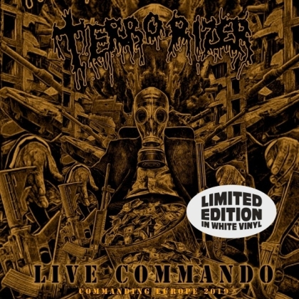 Terrorizer - Live Commando (Limited, 2021 Reissue, Blue-Line, White Vinyl, LP)