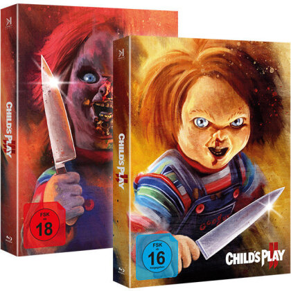 Chucky 2 & 3 (Piece of Art Box, Limited Edition, 2 Blu-rays)
