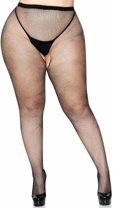 Crotchless Pantyhose - Plus Size - Taille PLUS