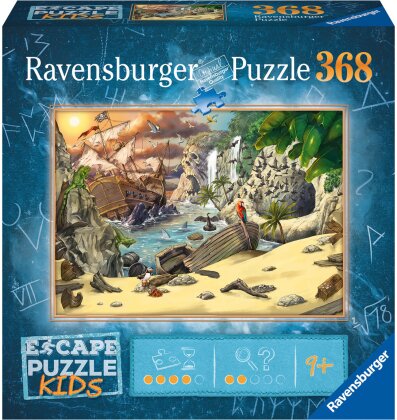 Puzzle Escape Kids Piraten - Abenteuer, 368 Teile,