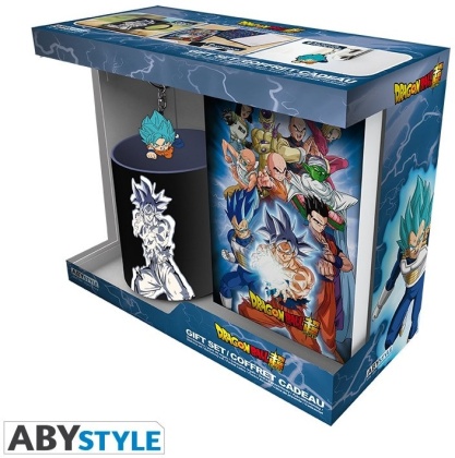 ABY style - Dragon Ball Goku Giftset 320 ml Becher, PVC-Keyring und Notizbuch