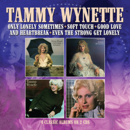 Tammy Wynette - Only Lonely Sometimes / Soft Touch / Good Love And Heartbreak / Even The Strong Get Lonely (2 CD)