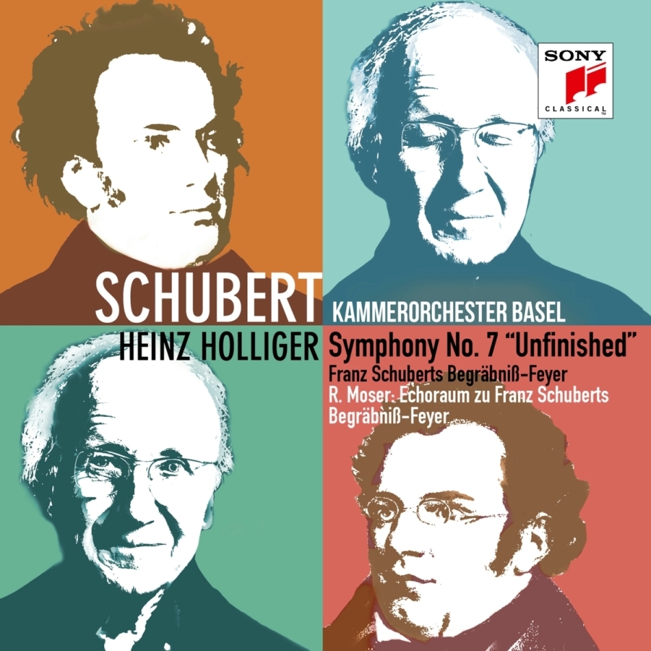 Heinz Holliger (*1939), Kammerorchester Basel & Franz Schubert (1797-1828) - Symphony No. 7 "Unfinished" / Deutsche Tänze / Nonett