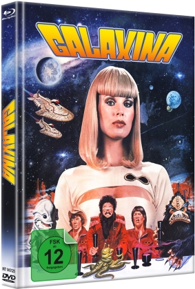 Galaxina (1980) (Cover B, Limited Edition, Mediabook, Blu-ray + DVD)
