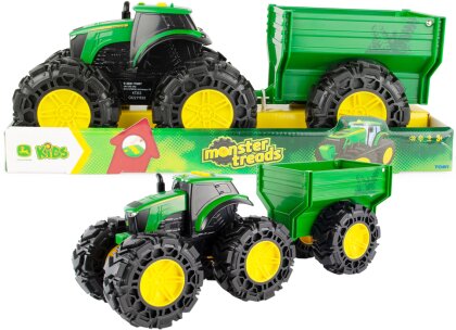 Traktor mit Anhänger - Monster Treads,Licht, Geräusche,