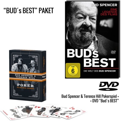 Bud's Best - Die Welt des Bud Spencer + Bud Spencer & Terence Hill Poker Spielkarten Western (Edizione Limitata)