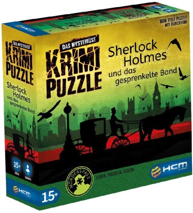 Krimi Puzzle Sherlock Holmes, d - 1000 T., ab 1 Spieler, ab 15 J.,
