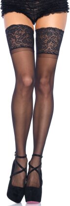 Stay Up Sheer Thigh High - One Size - Taille Onesize
