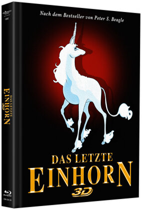 Das letzte Einhorn (1982) (Cover B, Édition Limitée, Mediabook, Blu-ray 3D + DVD)