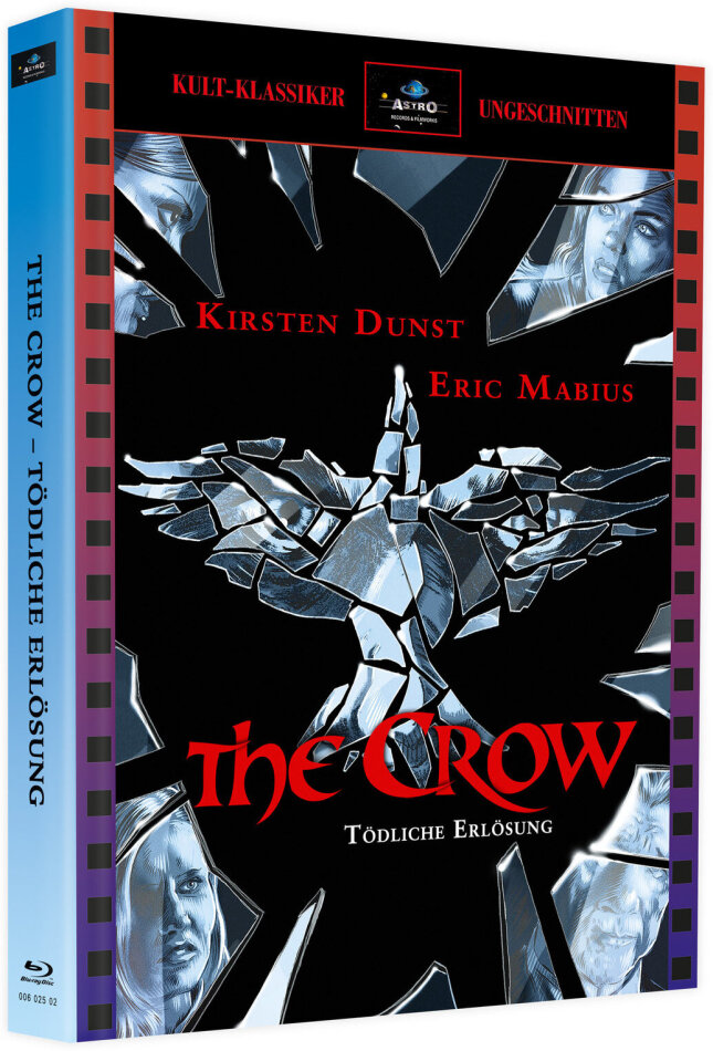 The Crow 3 - Tödliche Erlösung (2000) (Cover Astro, Kult-Klassiker Ungeschnitten, Limited Edition, Mediabook, 2 Blu-rays)