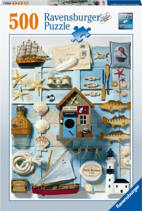 Ravensburger Puzzle 16588 - Maritimes Flair - 500 Teile Puzzle für Erwachsene und Kinder ab 12 Jahren