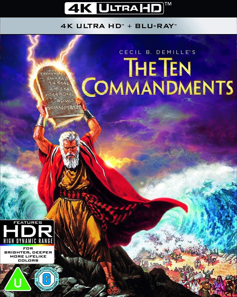 The Ten Commandments (1956) (4K Ultra HD + Blu-ray) - CeDe.ch