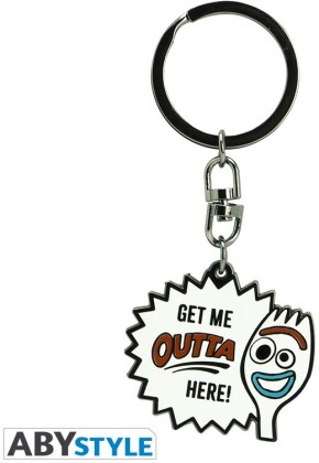Porte-Clef métal - Fourchette - Toy Story - 3.6 cm