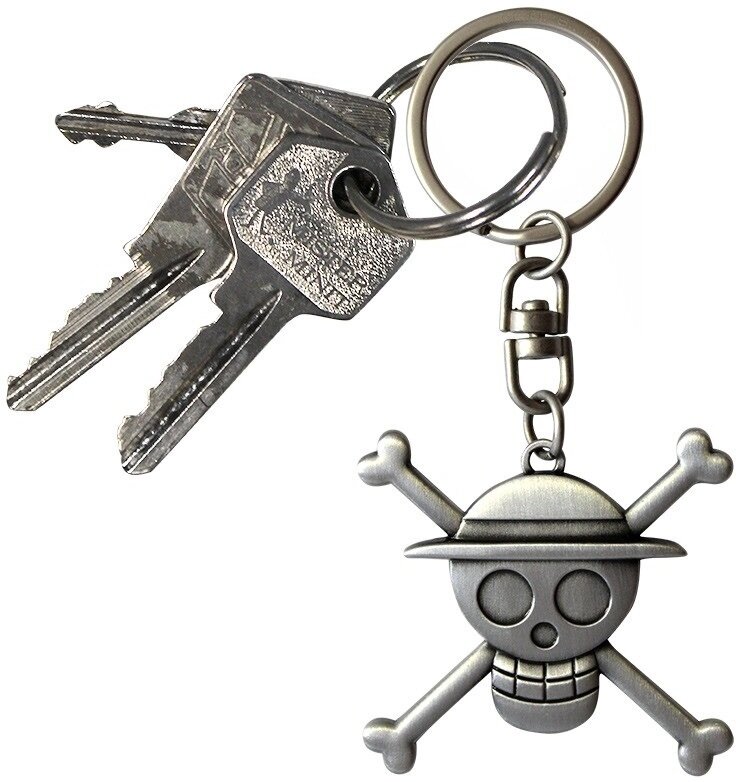 Porte-Clef 3D Métal - One Piece - Skull Luffy - Métal - 5 cm