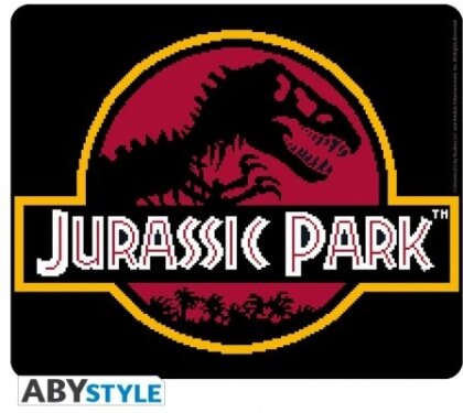 Jurassic Park: Pixel Logo - Mousepad 23.5 cm