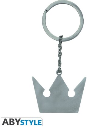 Porte-clefs Métal - Kingdom Hearts - Emblème Couronne - 5 cm
