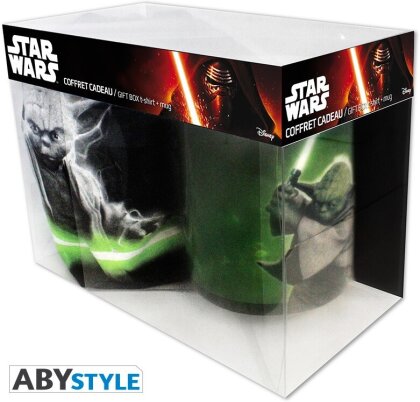 Star Wars: Yoda - Gift Pack - Mug (460 ml) + T-Shirt - Taille M